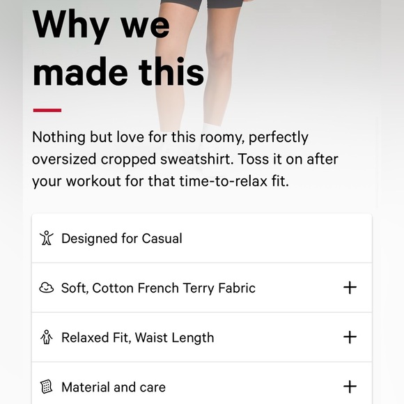 TAKE 50% OFF! Lululemon Perfectly Oversized Cropped Crew NWT! - Picture 2 of 14